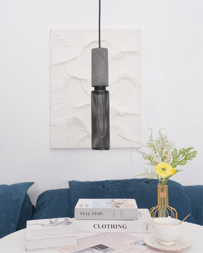 Urban Concrete Pendant Light | Industrial LED Hanging Lamp For Kitchen Islands, Bars and Bedsides