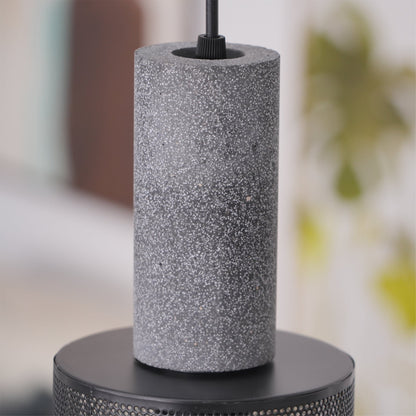 Urban Concrete Pendant Light | Industrial LED Hanging Lamp For Kitchen Islands, Bars and Bedsides