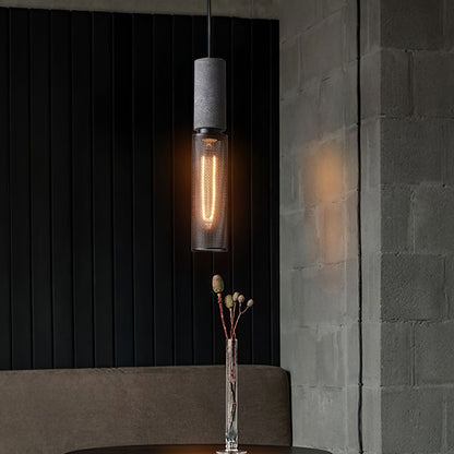 Urban Concrete Pendant Light | Industrial LED Hanging Lamp For Kitchen Islands, Bars and Bedsides