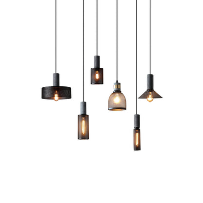 Urban Concrete Pendant Light | Industrial LED Hanging Lamp For Kitchen Islands, Bars and Bedsides