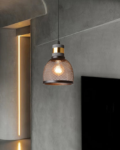 Urban Concrete Pendant Light | Industrial LED Hanging Lamp For Kitchen Islands, Bars and Bedsides