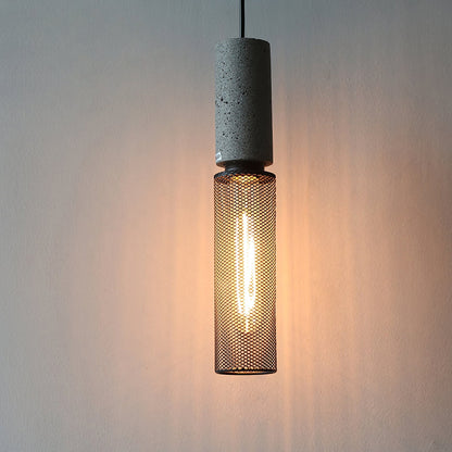 Urban Concrete Pendant Light | Industrial LED Hanging Lamp For Kitchen Islands, Bars and Bedsides