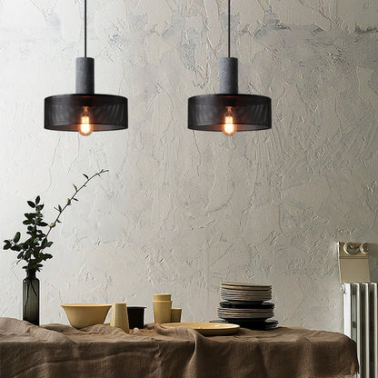 Urban Concrete Pendant Light | Industrial LED Hanging Lamp For Kitchen Islands, Bars and Bedsides