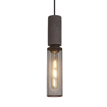 Urban Concrete Pendant Light | Industrial LED Hanging Lamp For Kitchen Islands, Bars and Bedsides