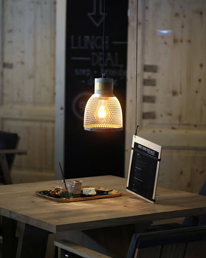 Urban Concrete Pendant Light | Industrial LED Hanging Lamp For Kitchen Islands, Bars and Bedsides
