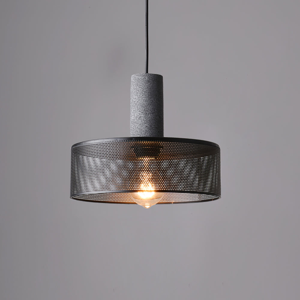 Urban Concrete Pendant Light | Industrial LED Hanging Lamp For Kitchen Islands, Bars and Bedsides
