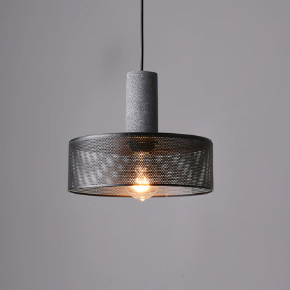 Urban Concrete Pendant Light | Industrial LED Hanging Lamp For Kitchen Islands, Bars and Bedsides