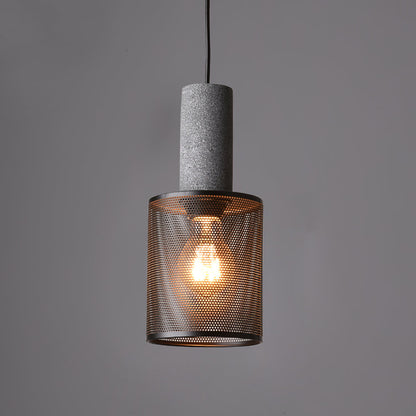 Urban Concrete Pendant Light | Industrial LED Hanging Lamp For Kitchen Islands, Bars and Bedsides