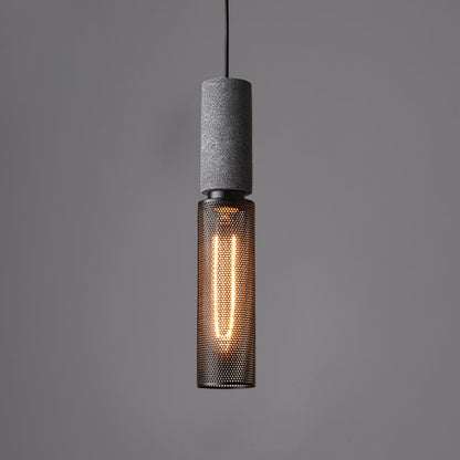 Urban Concrete Pendant Light | Industrial LED Hanging Lamp For Kitchen Islands, Bars and Bedsides