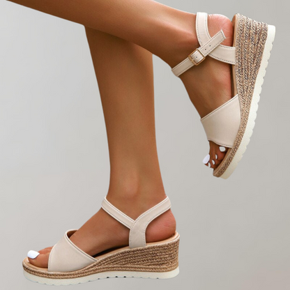 Orthopaedic Wedge Sandals with Adjustable Straps