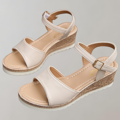 Orthopaedic Wedge Sandals with Adjustable Straps