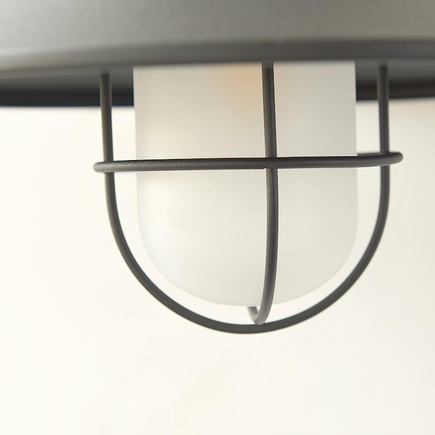 Forgeline Industrial Outdoor Wall Lamp | Waterproof Glass and Metal Fixture For Exterior Walls