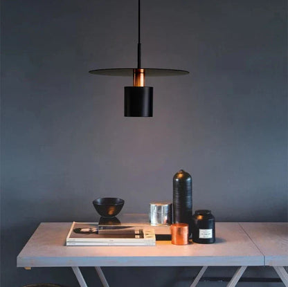 Modern Minimalist Pendant Light | Ceiling Lamp In Black or White, In 20 or 30 Centimetre Sizes