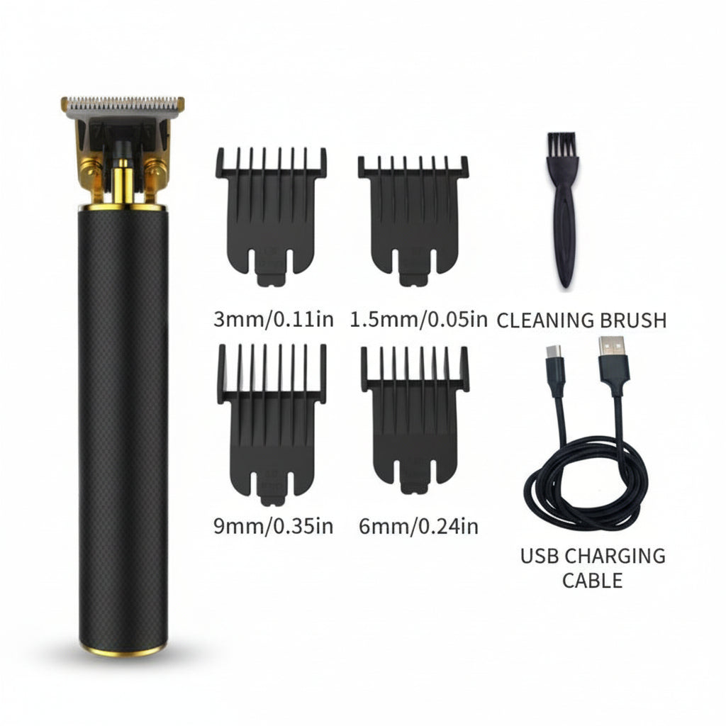 Cordless T Blade Hair Trimmer | Professional Beard and Edge Up Grooming Tool For Sharp Lines