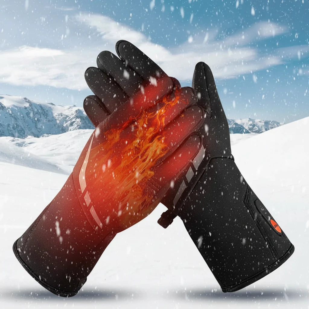 Battery Heated Winter Gloves | Waterproof Touchscreen Rechargeable Gloves For Extreme Cold