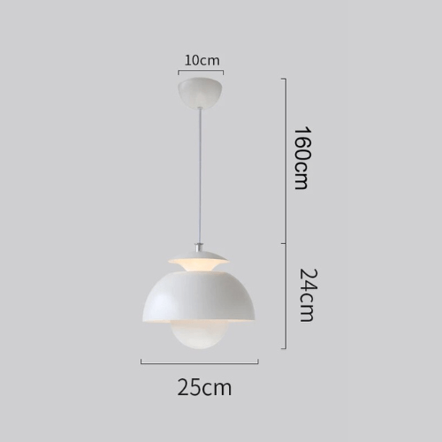 Scandinavian Modern LED Pendant Light | Timeless Nordic Ceiling Lamp In Four Bold Finishes