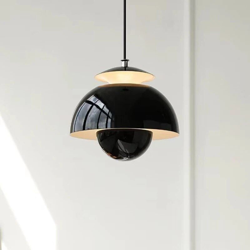 Scandinavian Modern LED Pendant Light | Timeless Nordic Ceiling Lamp In Four Bold Finishes