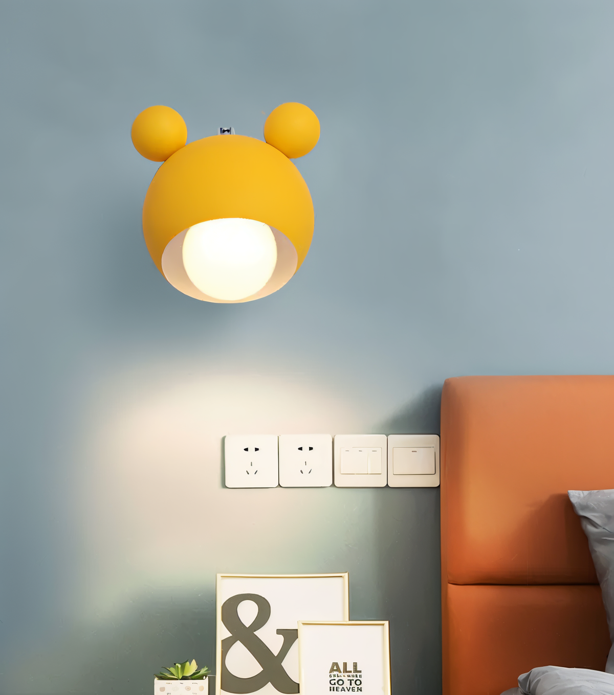 Pipkin Wall Lamp | Playful Modern Aluminium and Wood Sconce With A Pivoting LED Light Head