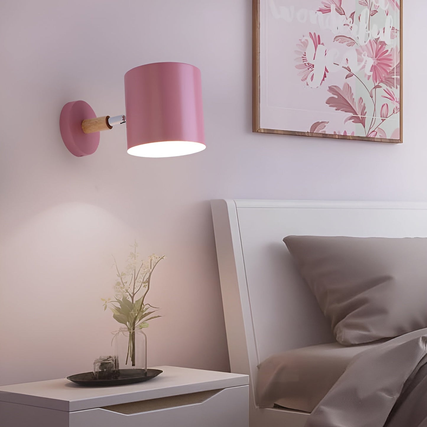 Pastelume Adjustable Wall Lamp | Pastel Scandinavian Design In Five Soft Pastel Colourways