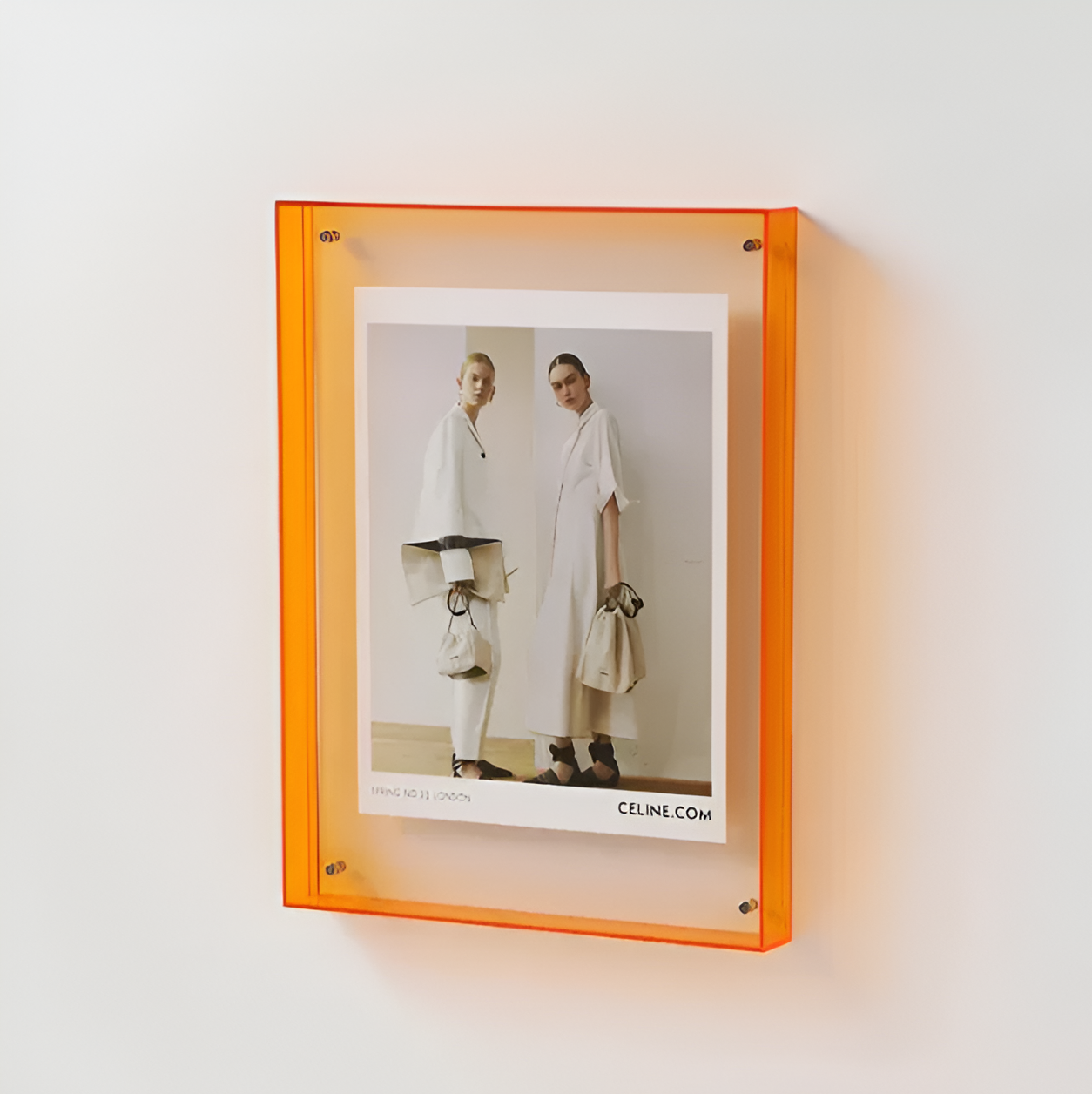 Acrylic Photo Frame | Modern Minimalist Colour Block Picture Display For Desks and Shelves