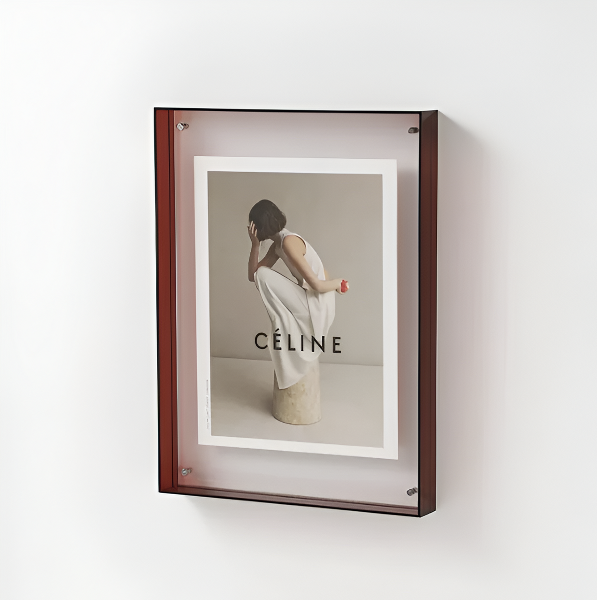 Acrylic Photo Frame | Modern Minimalist Colour Block Picture Display For Desks and Shelves