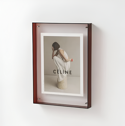 Acrylic Photo Frame | Modern Minimalist Colour Block Picture Display For Desks and Shelves