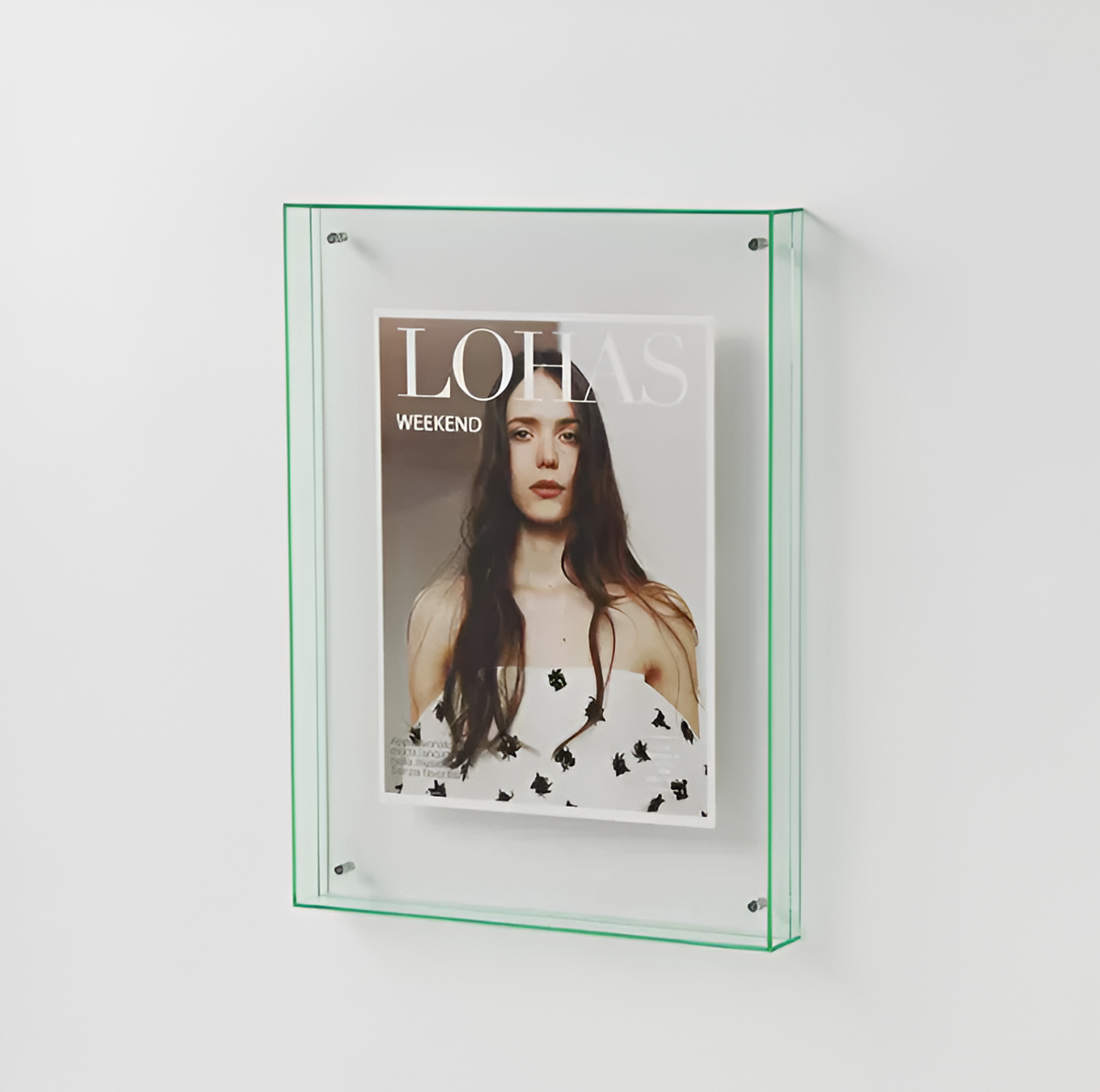 Acrylic Photo Frame | Modern Minimalist Colour Block Picture Display For Desks and Shelves