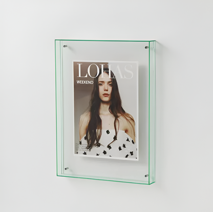 Acrylic Photo Frame | Modern Minimalist Colour Block Picture Display For Desks and Shelves