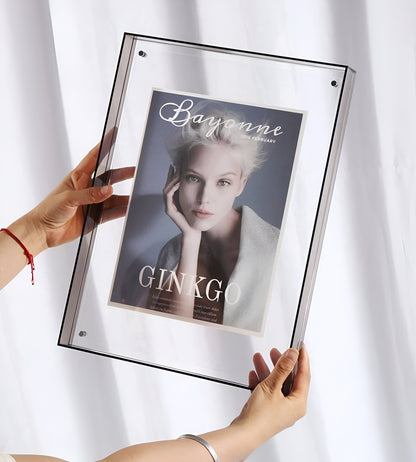 Acrylic Photo Frame | Modern Minimalist Colour Block Picture Display For Desks and Shelves