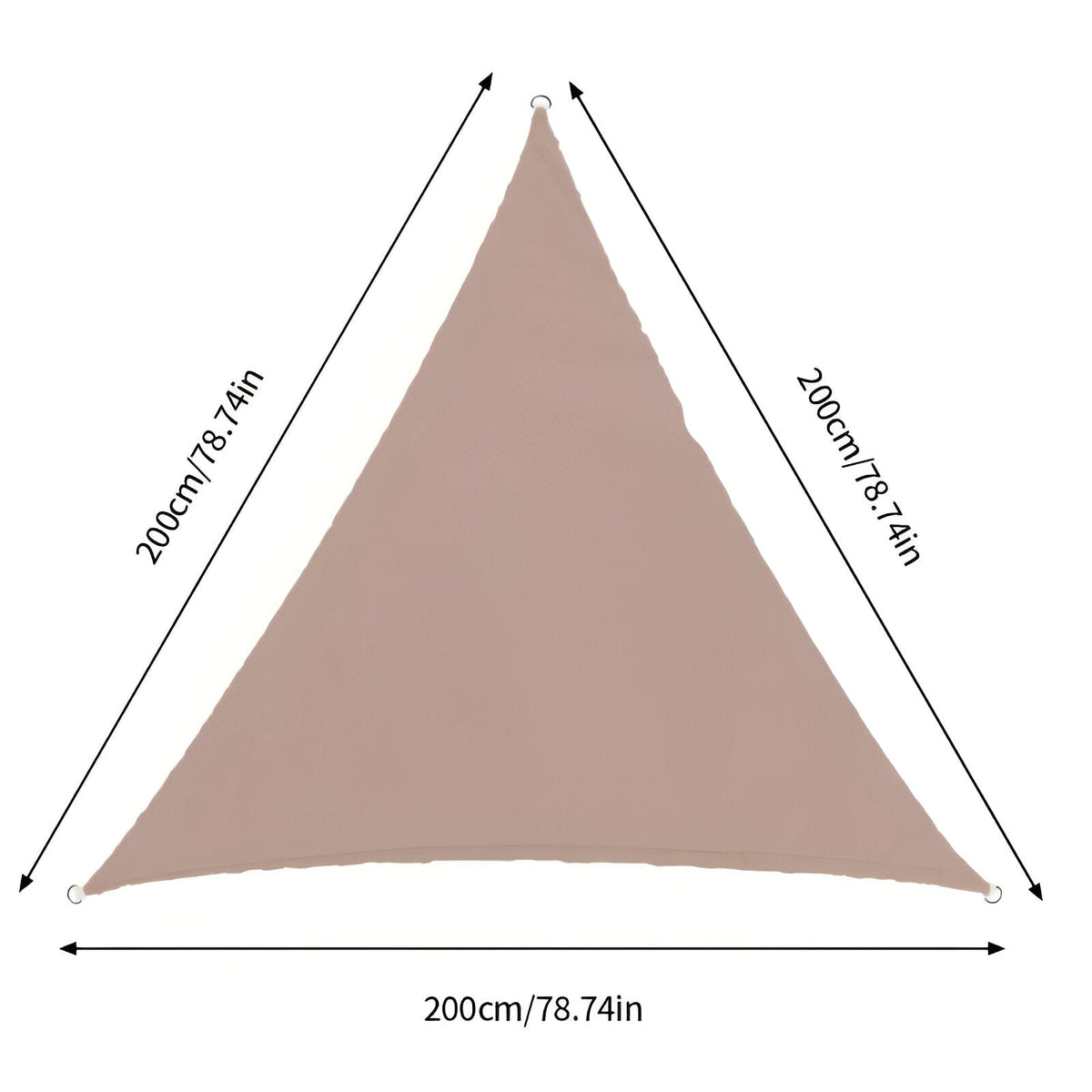 Shadewing Triangle Shade Sail | Waterproof UV Protection Canopy For Gardens, Decks and Patios