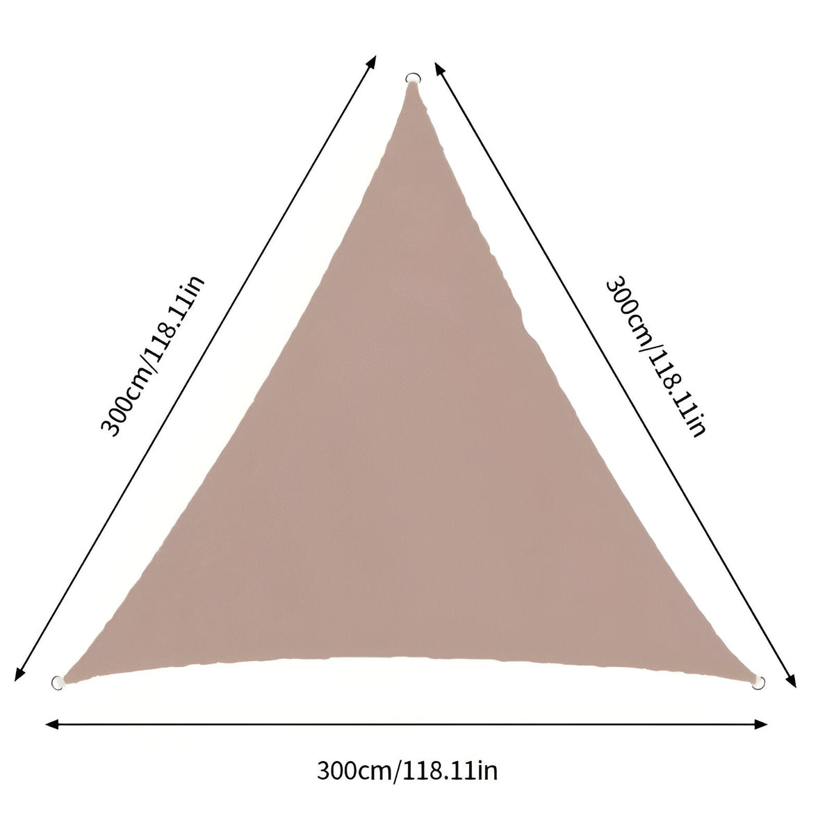 Shadewing Triangle Shade Sail | Waterproof UV Protection Canopy For Gardens, Decks and Patios