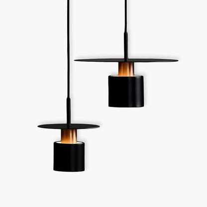 Modern Minimalist Pendant Light | Ceiling Lamp In Black or White, In 20 or 30 Centimetre Sizes