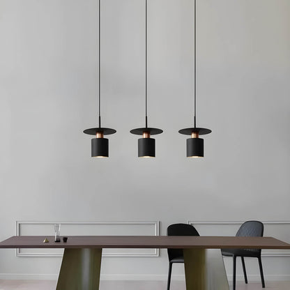 Modern Minimalist Pendant Light | Ceiling Lamp In Black or White, In 20 or 30 Centimetre Sizes