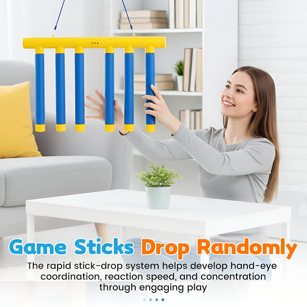 Kids Reaction Trainer Game | Falling Stick Reflex Challenge For Hand Eye Coordination Practice