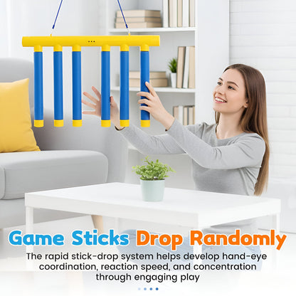 Kids Reaction Trainer Game | Falling Stick Reflex Challenge For Hand Eye Coordination Practice