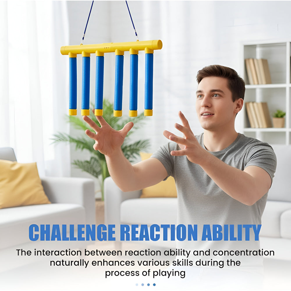Kids Reaction Trainer Game | Falling Stick Reflex Challenge For Hand Eye Coordination Practice
