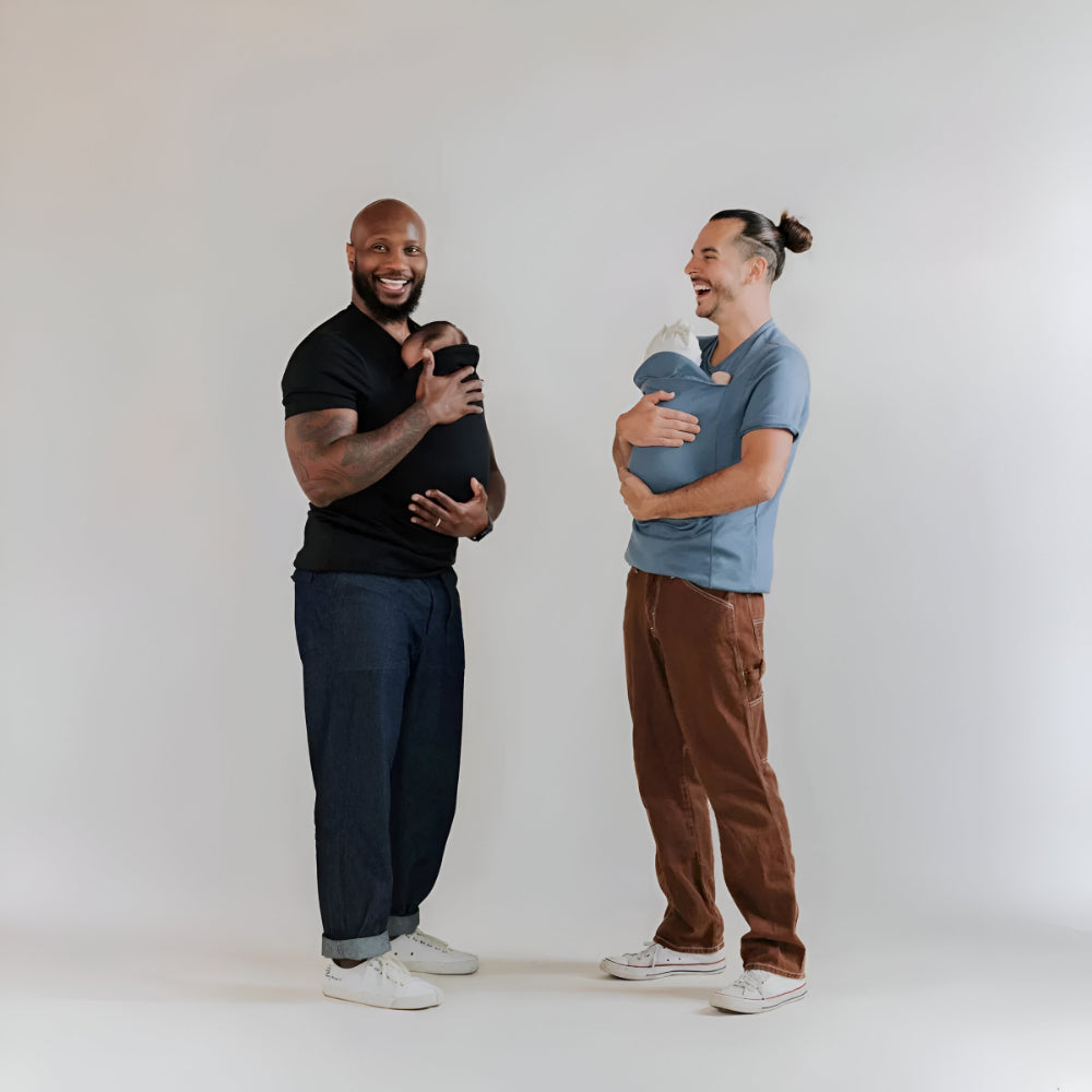 Hands Free Baby Carrier Tee | Shirt Style Wrap Carrier For Newborn and Infant Babywearing Use