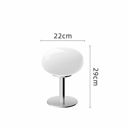 Italian Designer Glass Table Lamp | Modern Retro Accent Light For Living Rooms and Consoles