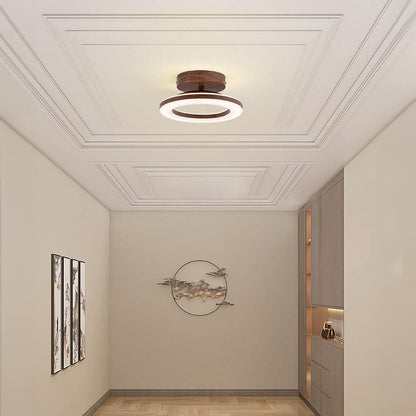 Acrylic Round LED Ceiling Light | Modern Hallway and Entrance Ceiling Fixture In Two Sizes