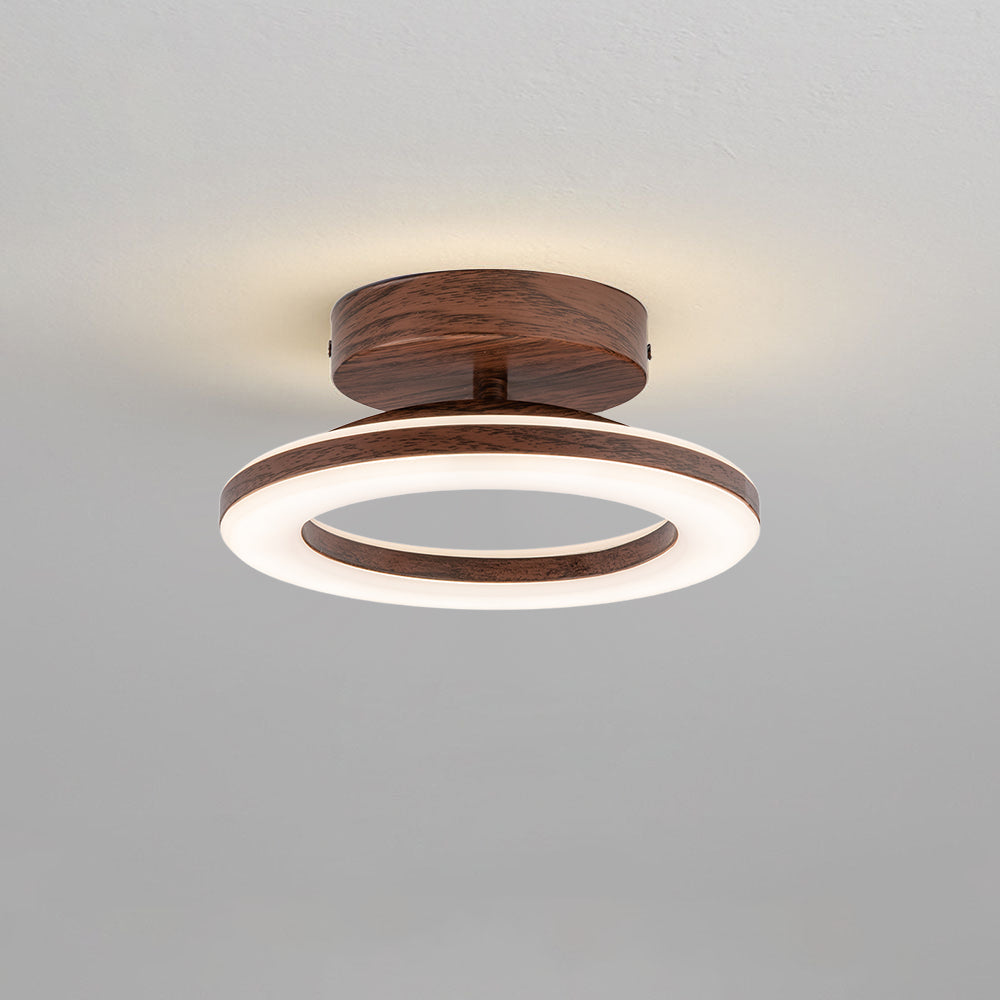 Acrylic Round LED Ceiling Light | Modern Hallway and Entrance Ceiling Fixture In Two Sizes