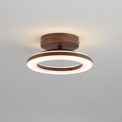 Acrylic Round LED Ceiling Light | Modern Hallway and Entrance Ceiling Fixture In Two Sizes