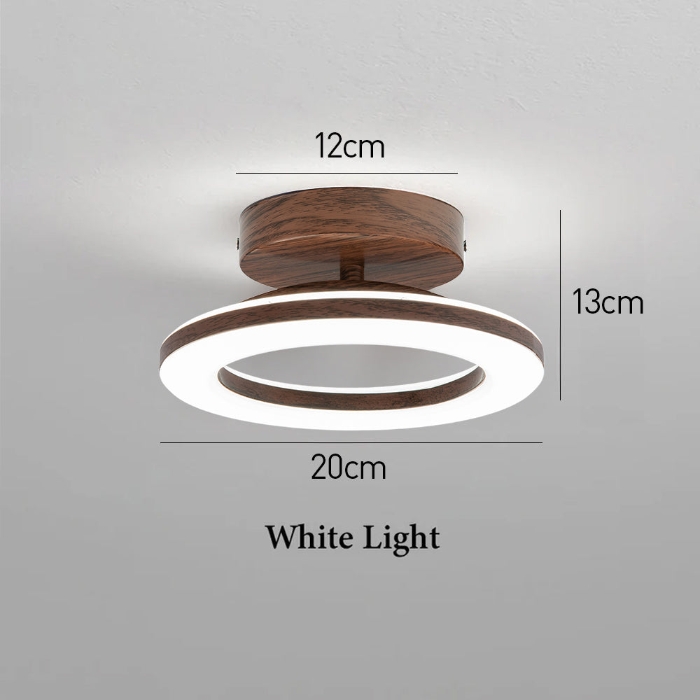 Acrylic Round LED Ceiling Light | Modern Hallway and Entrance Ceiling Fixture In Two Sizes