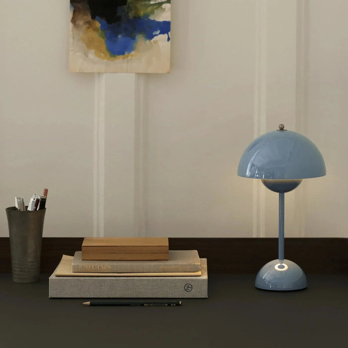 Mushroom Pod LED Table Lamp | Rechargeable Touch Control Night Light In Eight Soft Colours