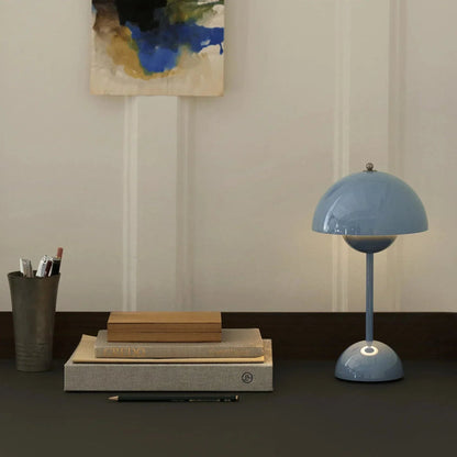 Mushroom Pod LED Table Lamp | Rechargeable Touch Control Night Light In Eight Soft Colours