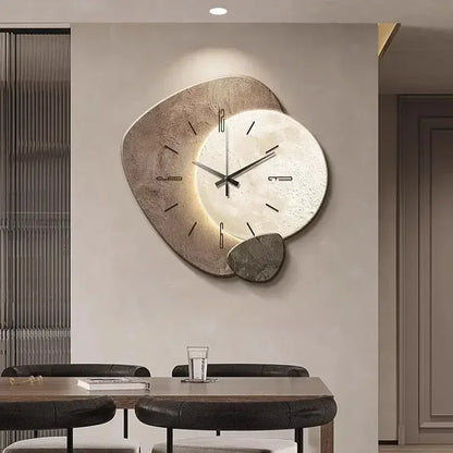 Glowdial Large Modern Wall Clock | Silent Quartz Movement With An LED Backlit Night Clock Face
