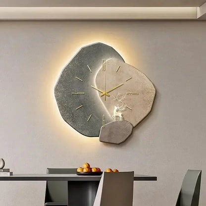 Glowdial Large Modern Wall Clock | Silent Quartz Movement With An LED Backlit Night Clock Face
