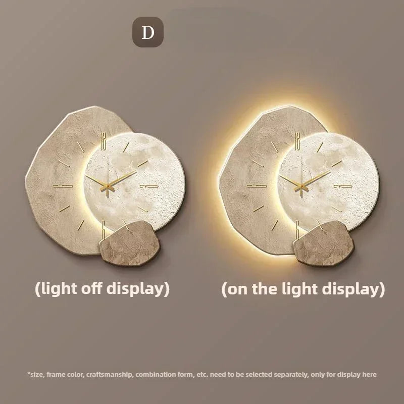 Glowdial Large Modern Wall Clock | Silent Quartz Movement With An LED Backlit Night Clock Face