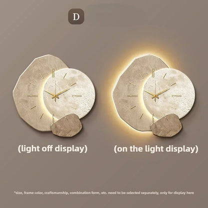 Glowdial Large Modern Wall Clock | Silent Quartz Movement With An LED Backlit Night Clock Face