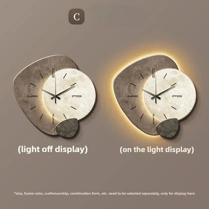 Glowdial Large Modern Wall Clock | Silent Quartz Movement With An LED Backlit Night Clock Face