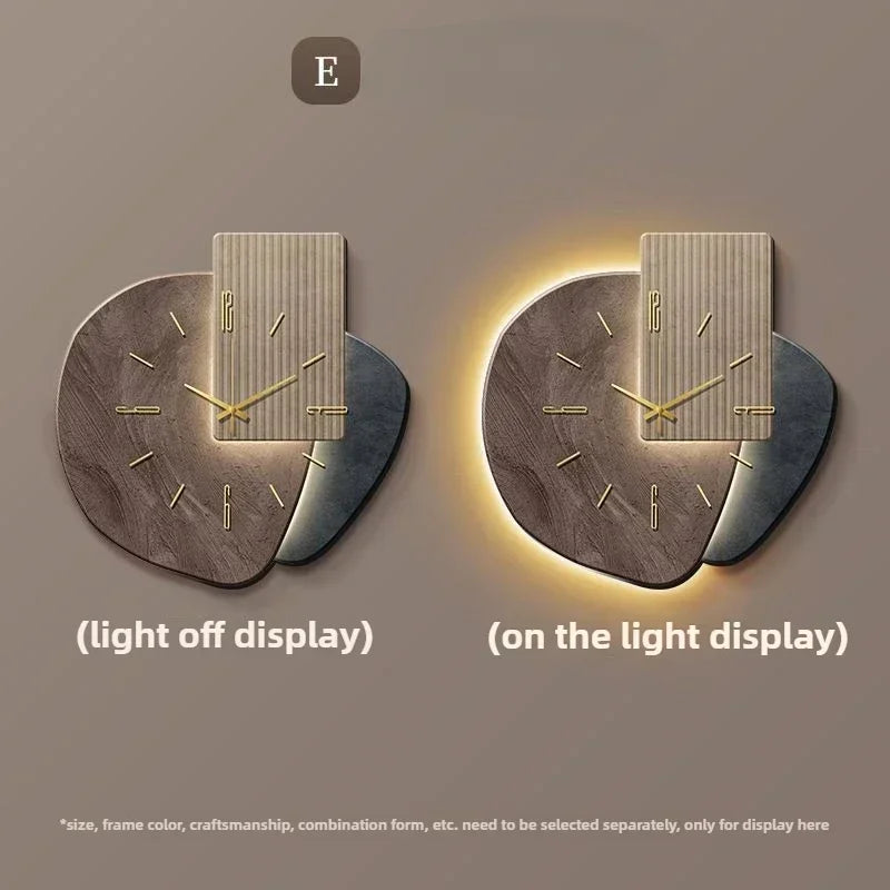 Glowdial Large Modern Wall Clock | Silent Quartz Movement With An LED Backlit Night Clock Face